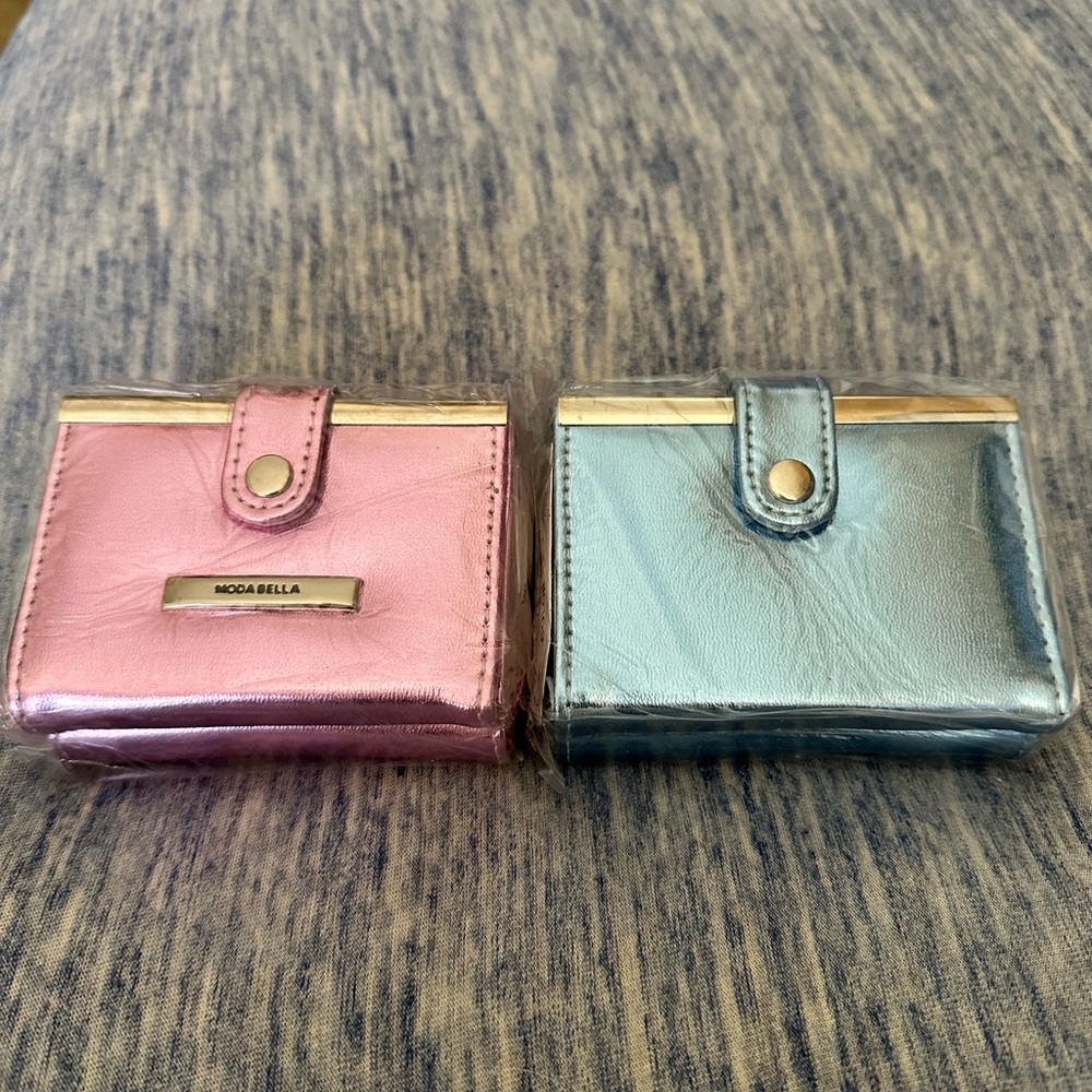 Pink and Blue Wallets